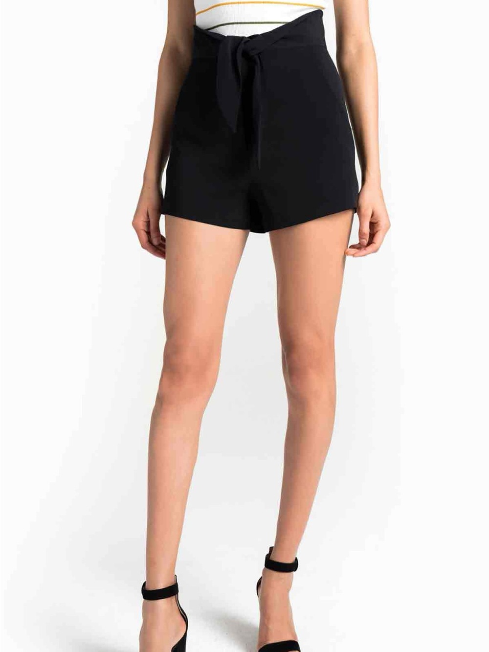 NWT A.L.C. Black Kerry Shorts Size 6